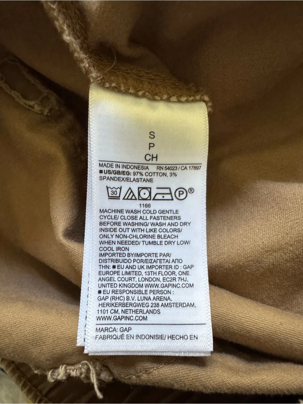 GAP Factory Ermine High Rise Easy Wide-Leg Khakis